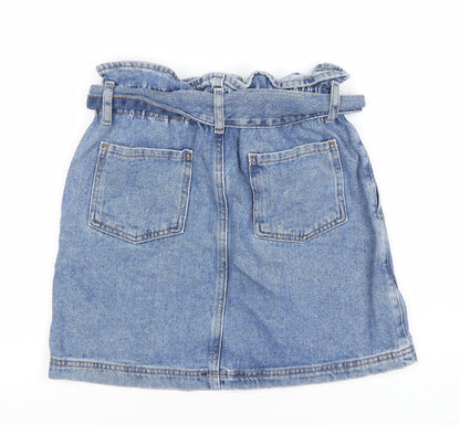 Womens UK Size 8 Denim Co Straight & Pencil Denim Skirt