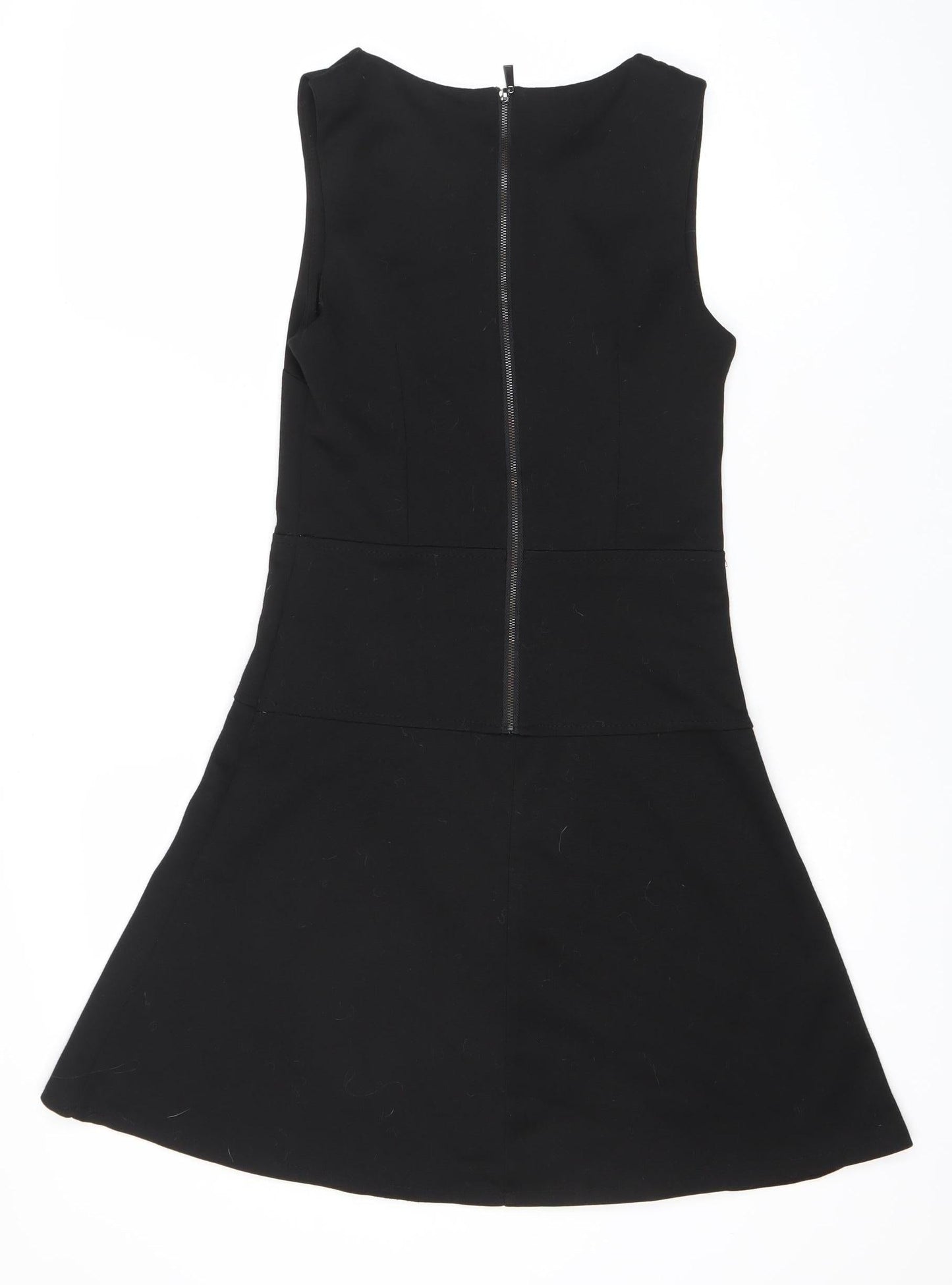 Stefano Bronzoni Women’s Black A-Line Sleeveless Knee Dress S