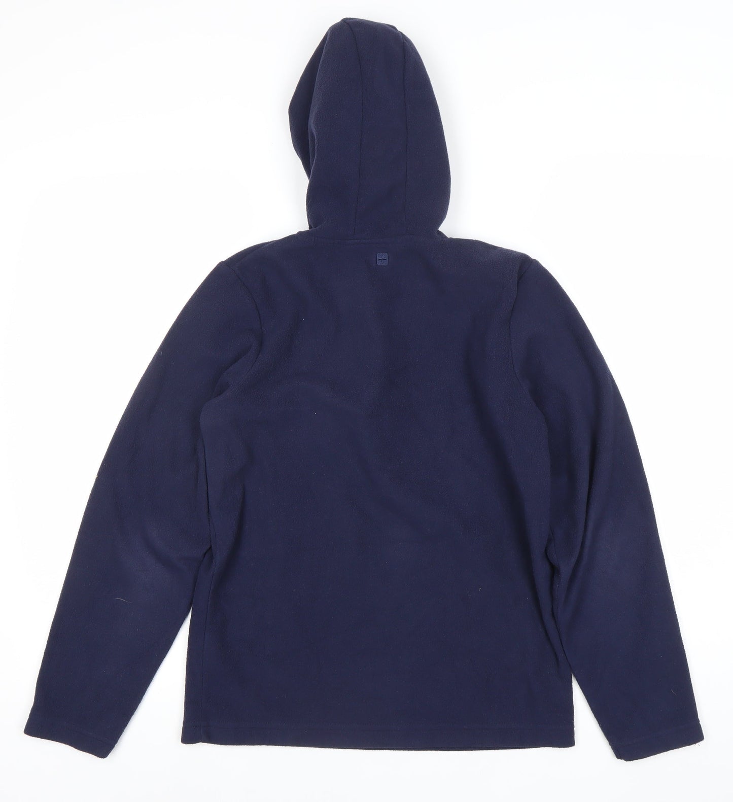 Mountain Warehouse Boys Blue Fleece Hoodie 13YRS 1/4 Zip Outdoor
