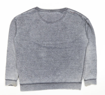 Maison Scotch Womens Grey Sweatshirt Size S Summer of '86 Pullover