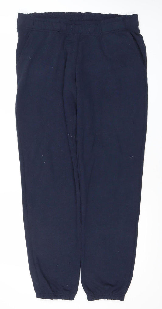 Avenue Men's Blue Jogger Trousers Medium 33-35in Waist Cotton Blend