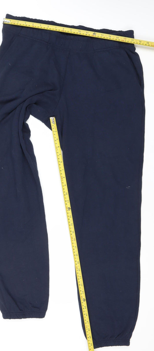 Avenue Men's Blue Jogger Trousers Medium 33-35in Waist Cotton Blend