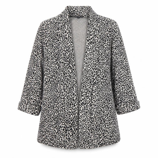 Candy Couture Girls Beige Animal Print Mid-Length Coat Age 12-13 Years