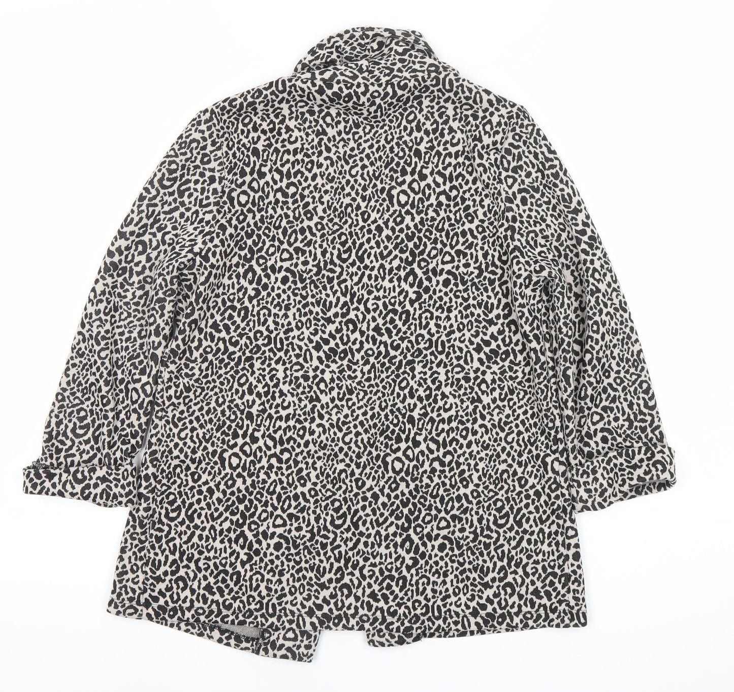 Candy Couture Girls Beige Animal Print Mid-Length Coat Age 12-13 Years