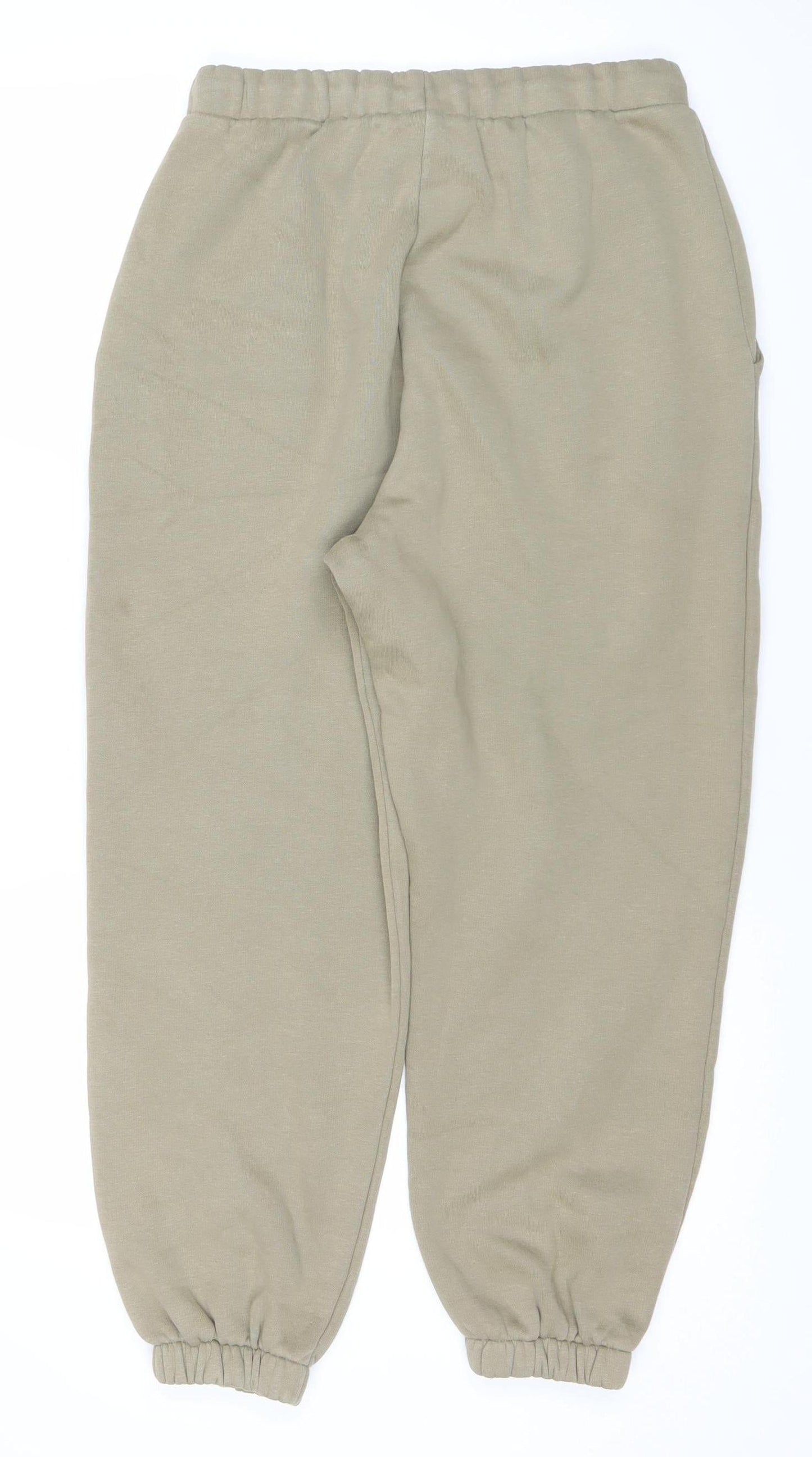 ASOS Women’s Beige Jogger Trousers Size 12 Regular Fit Cotton Blend