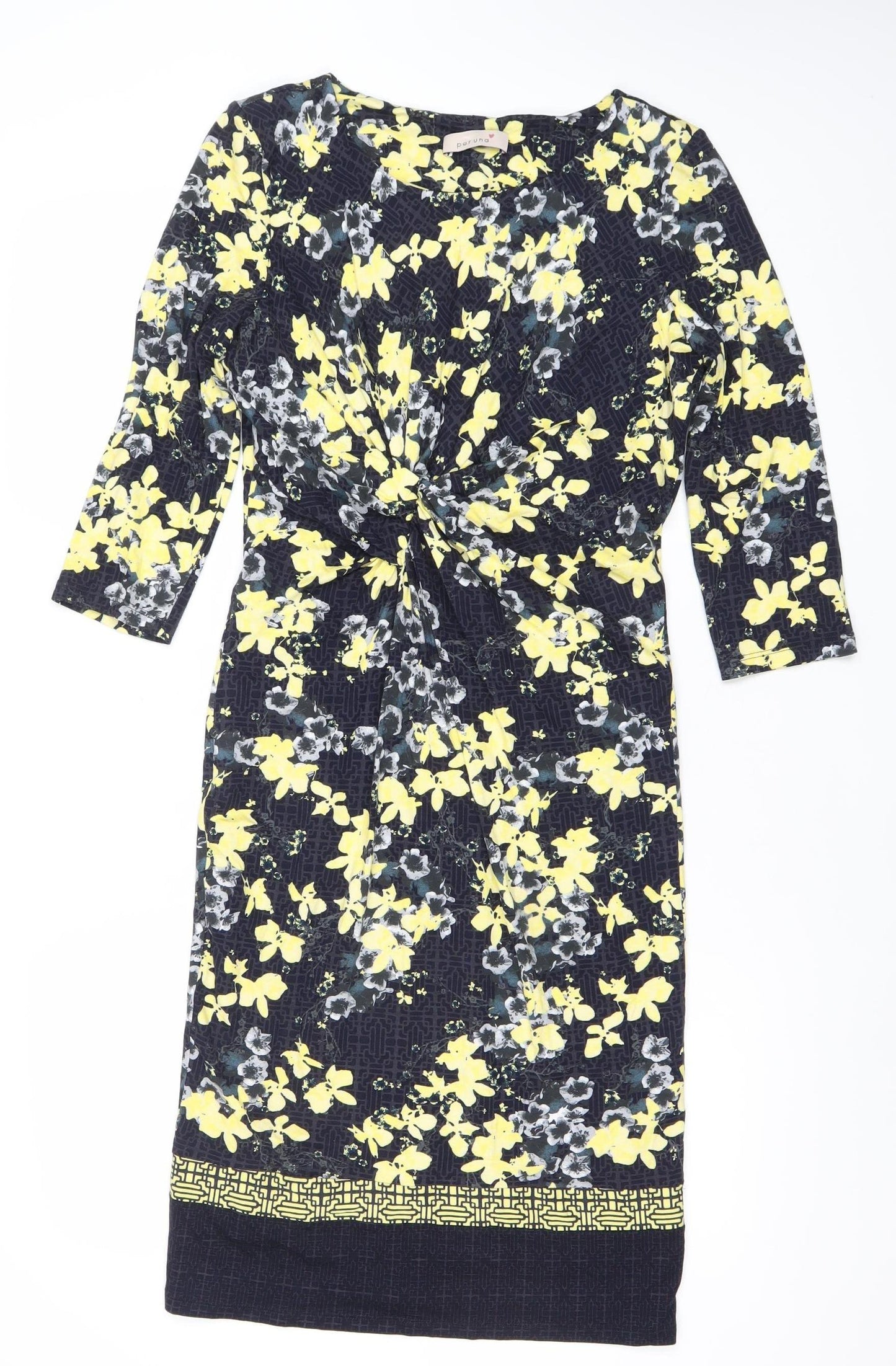 Marks and Spencer Women’s Multicoloured Floral Sheath Dress Size 12