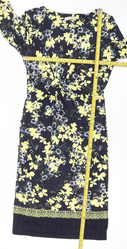 Marks and Spencer Women’s Multicoloured Floral Sheath Dress Size 12