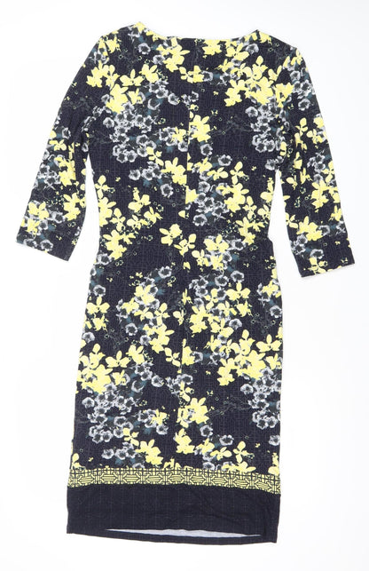 Marks and Spencer Women’s Multicoloured Floral Sheath Dress Size 12