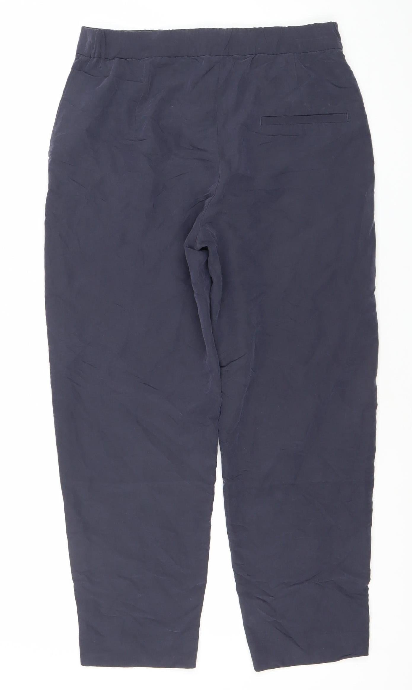 Womens UK Size 8 MNG Regular Fit BusinessFormalWorkwear Blue Trousers