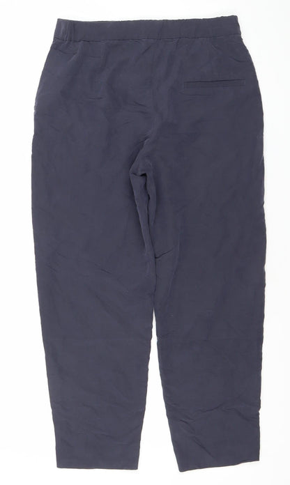 Womens UK Size 8 MNG Regular Fit BusinessFormalWorkwear Blue Trousers