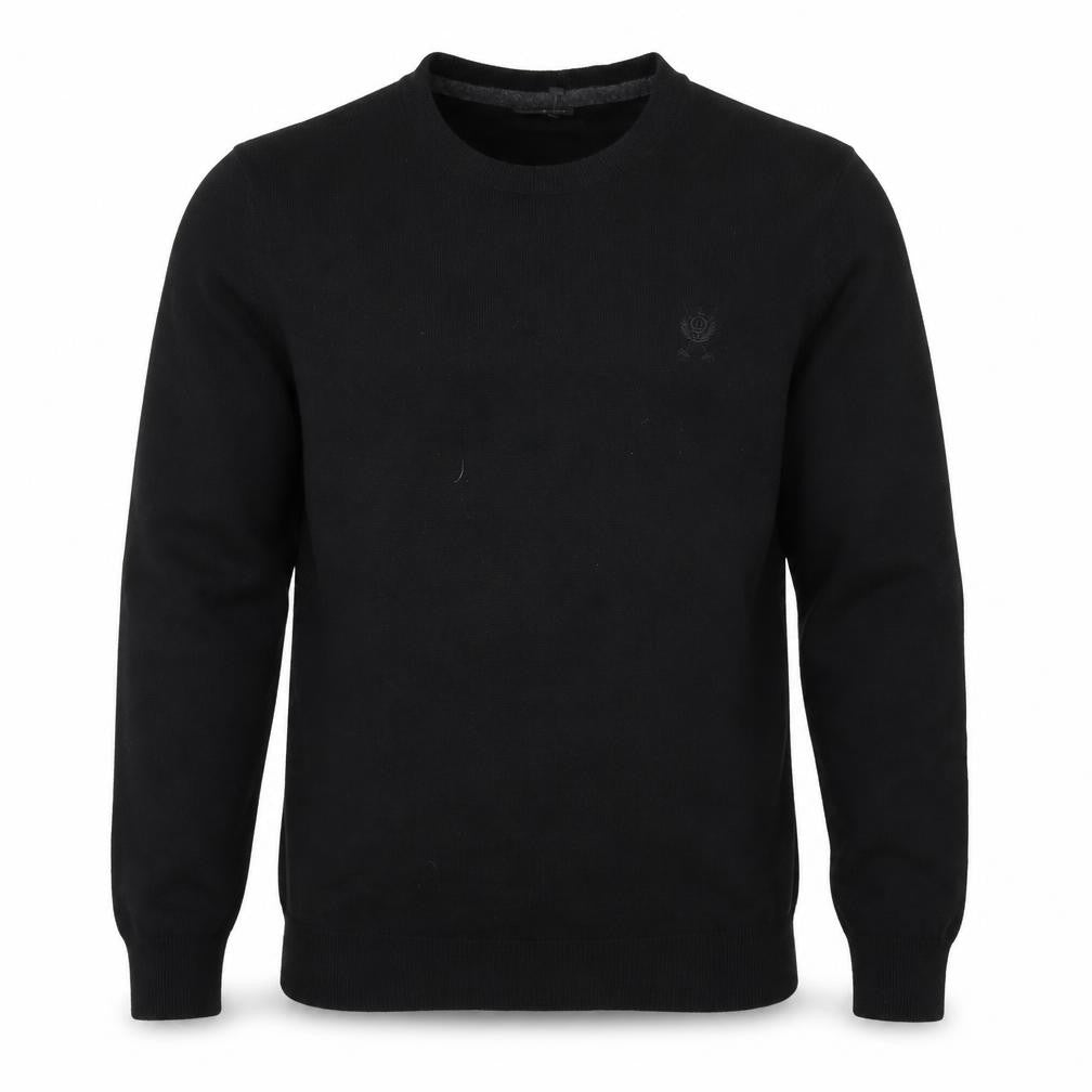 Mens UK Size M Jeff Banks Black Pullover Jumper