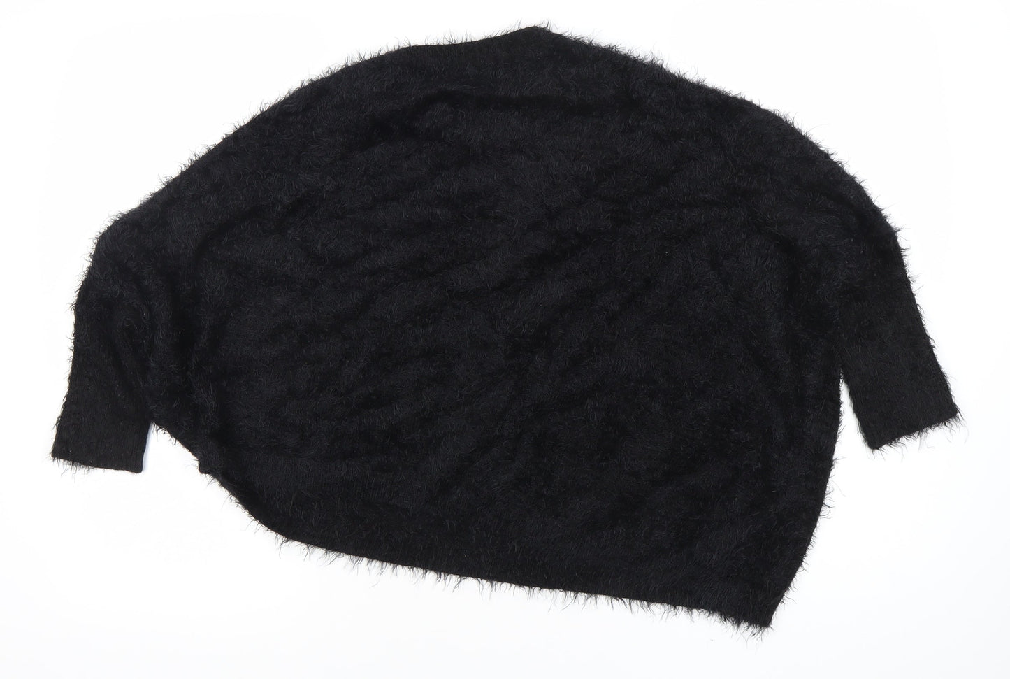 Sophylline Women’s Black Shrug Jumper Knit S 3/4 Sleeve Dolman