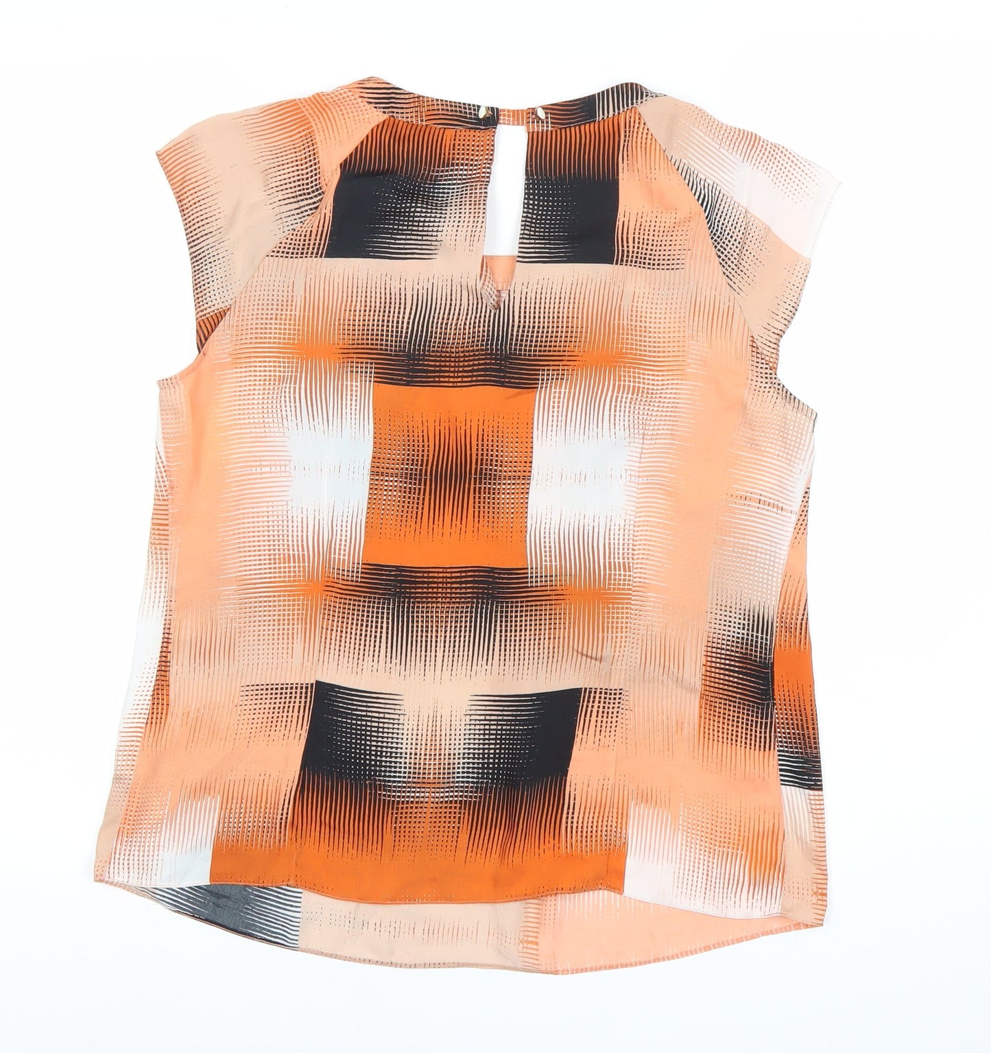 Jasper Conran Womens Multicoloured Geometric Blouse Size 12 Sleeveless