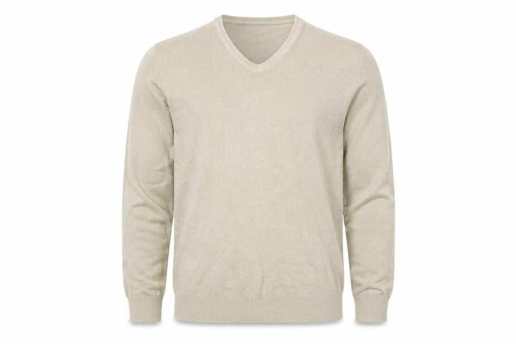 Mens UK Size M Marks and Spencer Beige Pullover Jumper