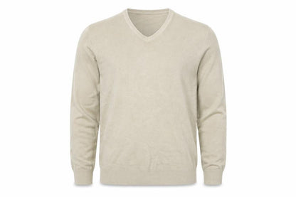Mens UK Size M Marks and Spencer Beige Pullover Jumper