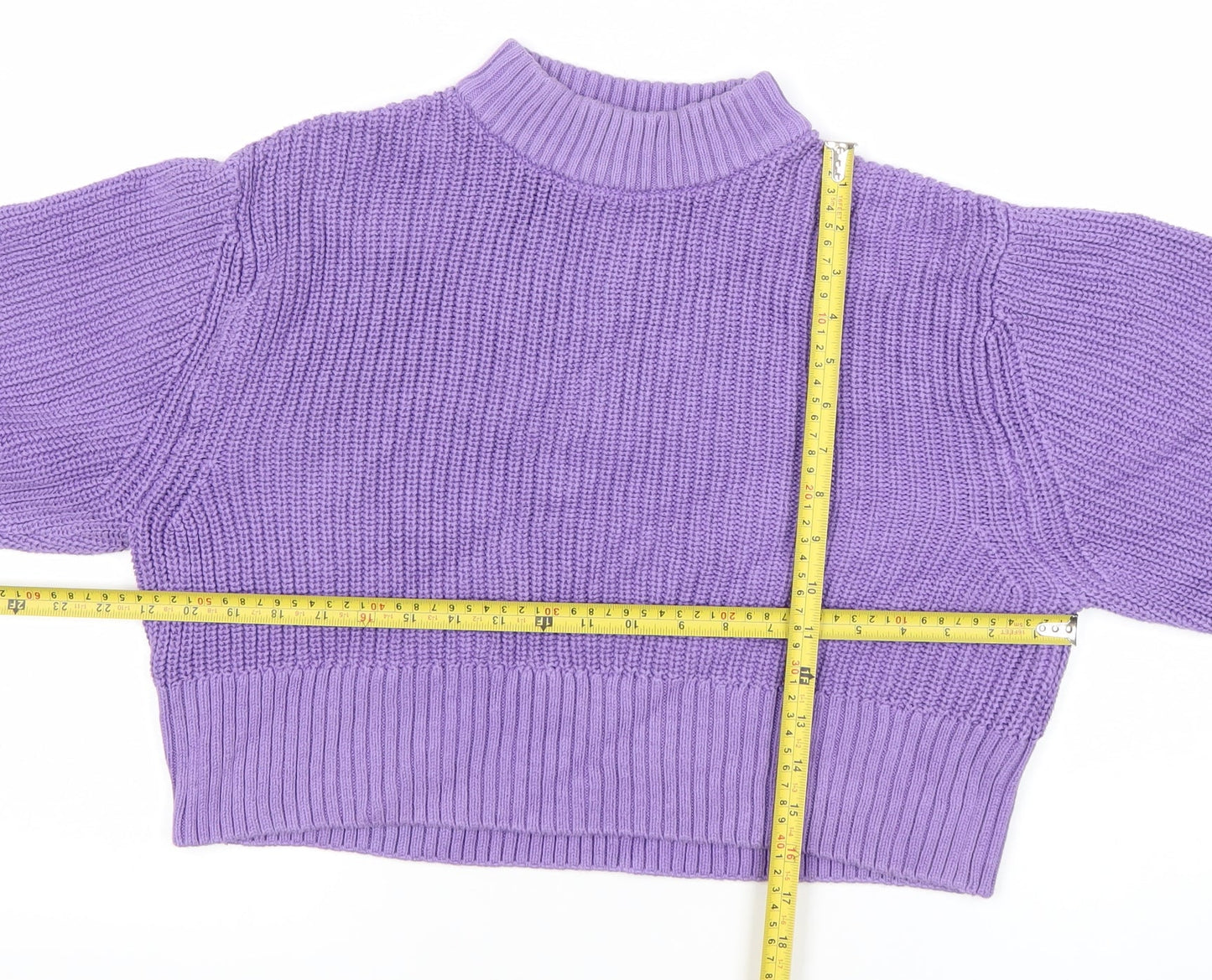 Womens UK Size XS Monki Purple Pullover Jumper
