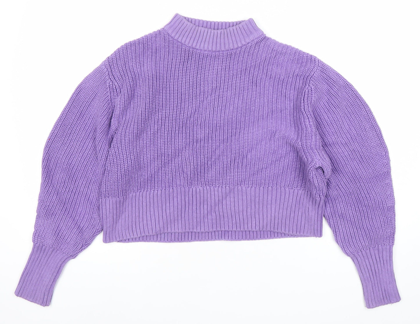 Womens UK Size XS Monki Purple Pullover Jumper