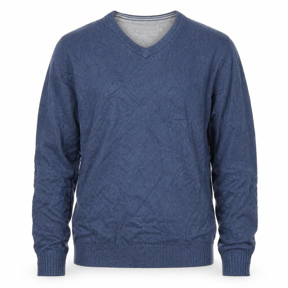 Mens UK Size S Maine New England Blue Pullover Jumper