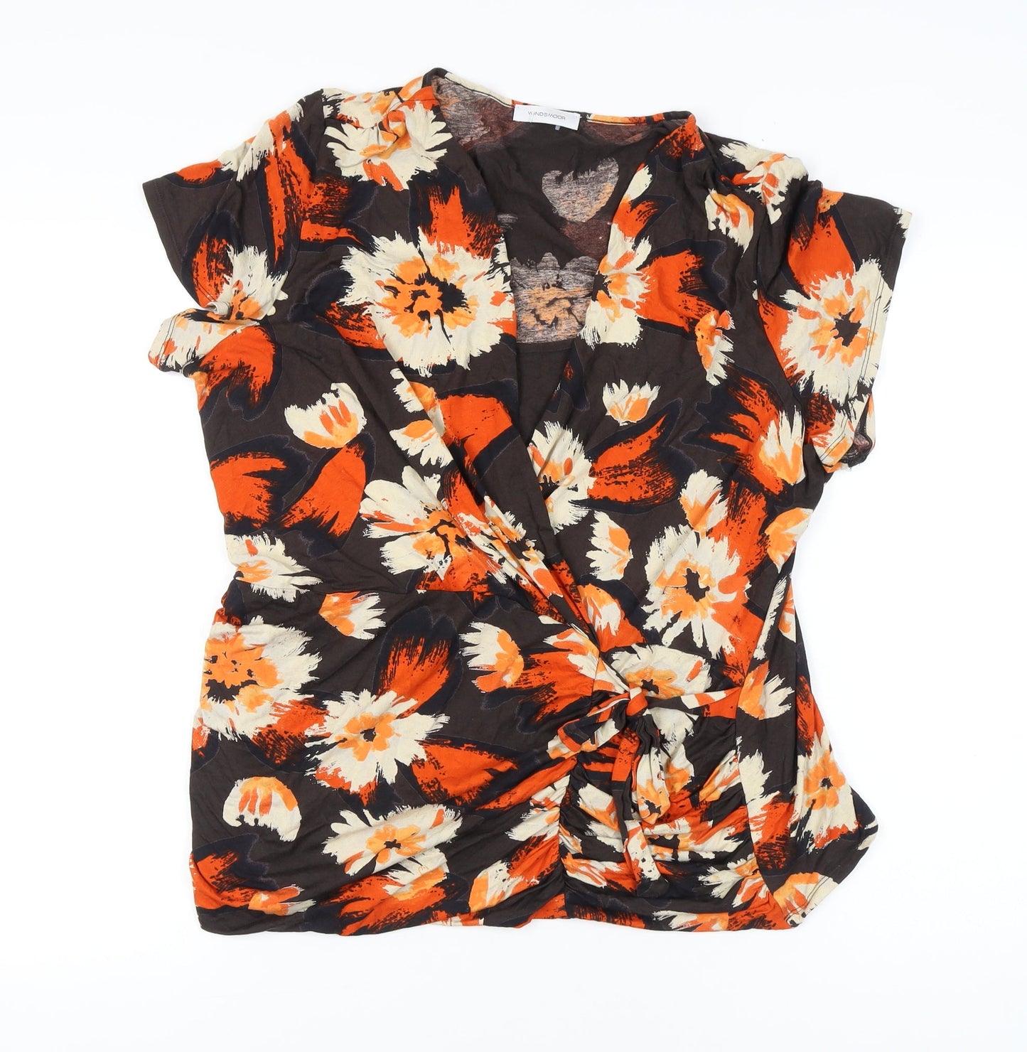 Womens UK Size XL Windsmoor Multicoloured Wrap Blouse