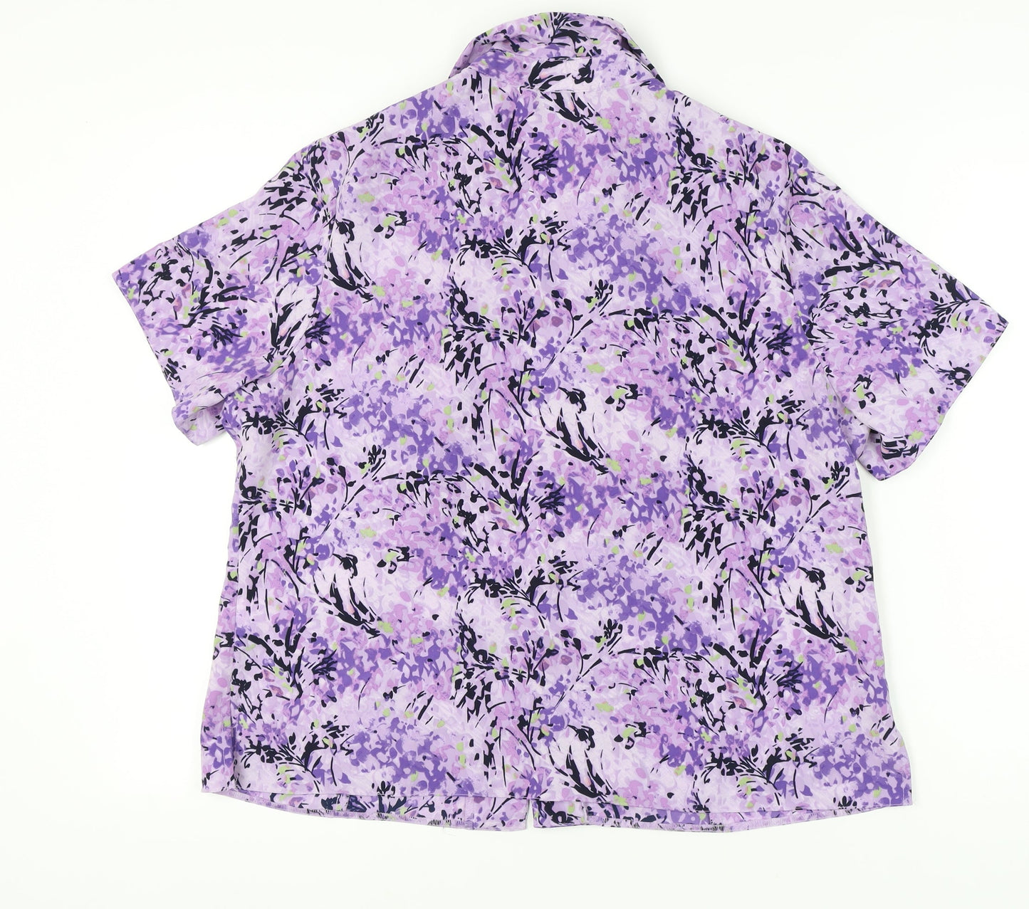 Womens UK Size 18 Honor Millburn Multicoloured Classic Button-Up