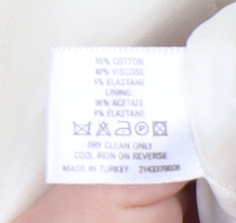 Coast Women Ivory Sheath Dress Size 12 Sleeveless Formal Wedding