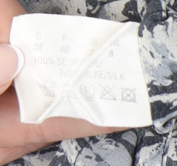 Olsen Women’s Multicoloured Silk Floral Button-Up Shirt Size 12