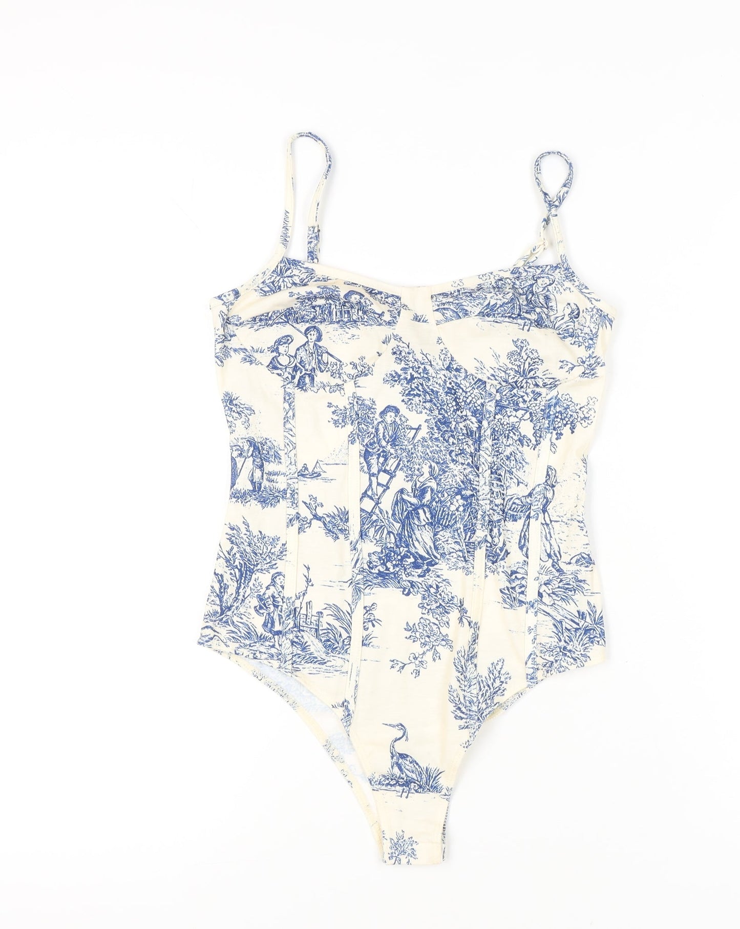 Cider Women’s Multicoloured Bodysuit S Slim Fit Casual Party