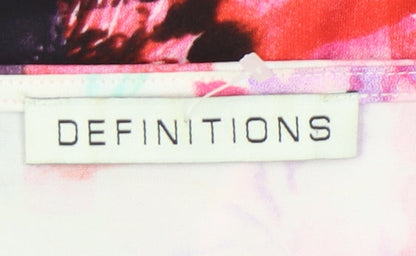 Definitions Women’s Multicoloured Floral Bodycon Dress Size 14