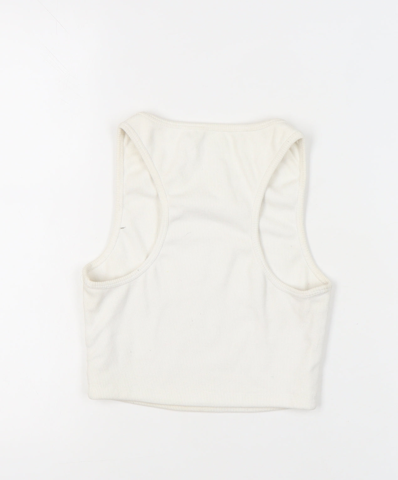 Womens UK Size 12 Oh Polly Ivory Cropped Tank