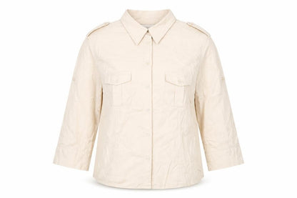 Womens UK Size 18 NEXT Beige Basic Button-Up