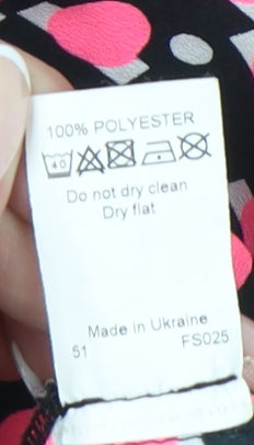 River Island Teens Multicoloured Heart Print Pleated Shorts Size 10