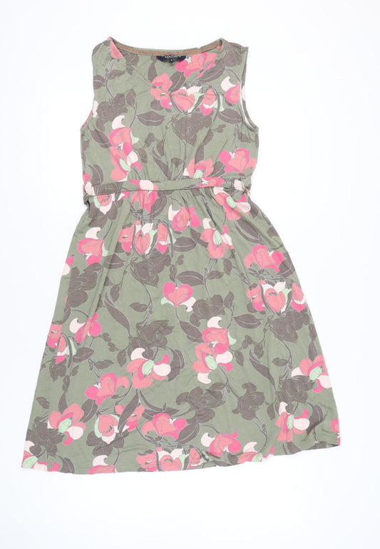 Maine New England Women’s Multicoloured Floral A-Line Dress Size 14