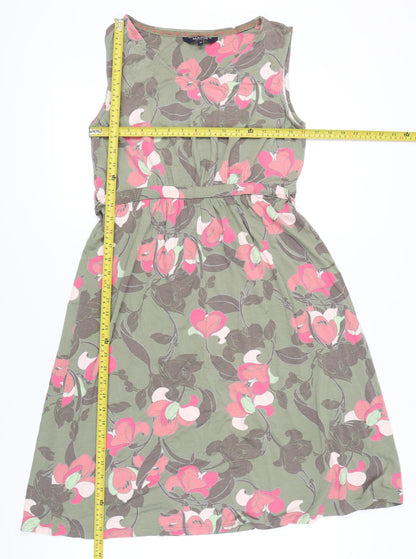 Maine New England Women’s Multicoloured Floral A-Line Dress Size 14