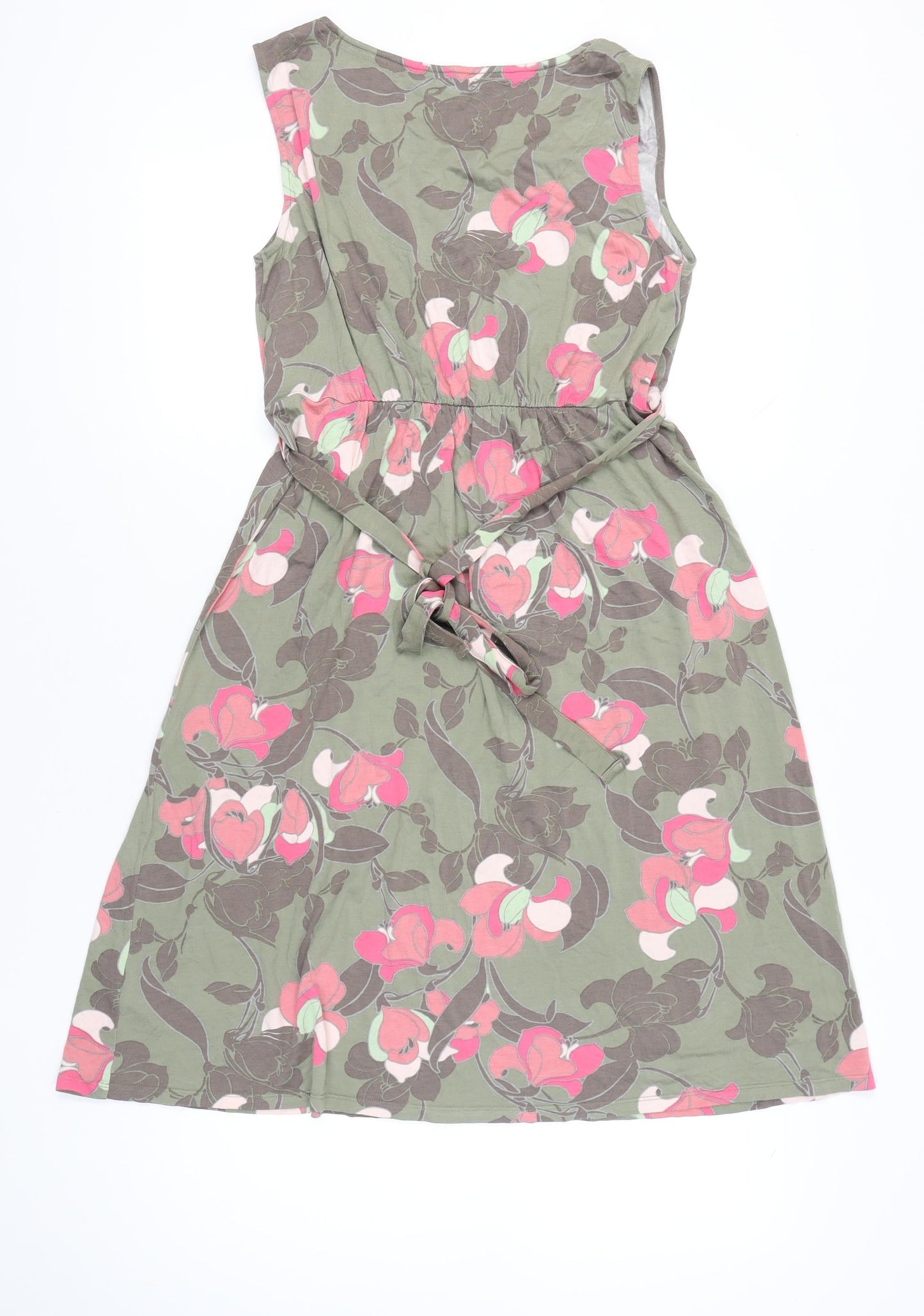 Maine New England Women’s Multicoloured Floral A-Line Dress Size 14