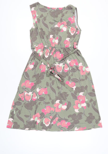 Maine New England Women’s Multicoloured Floral A-Line Dress Size 14