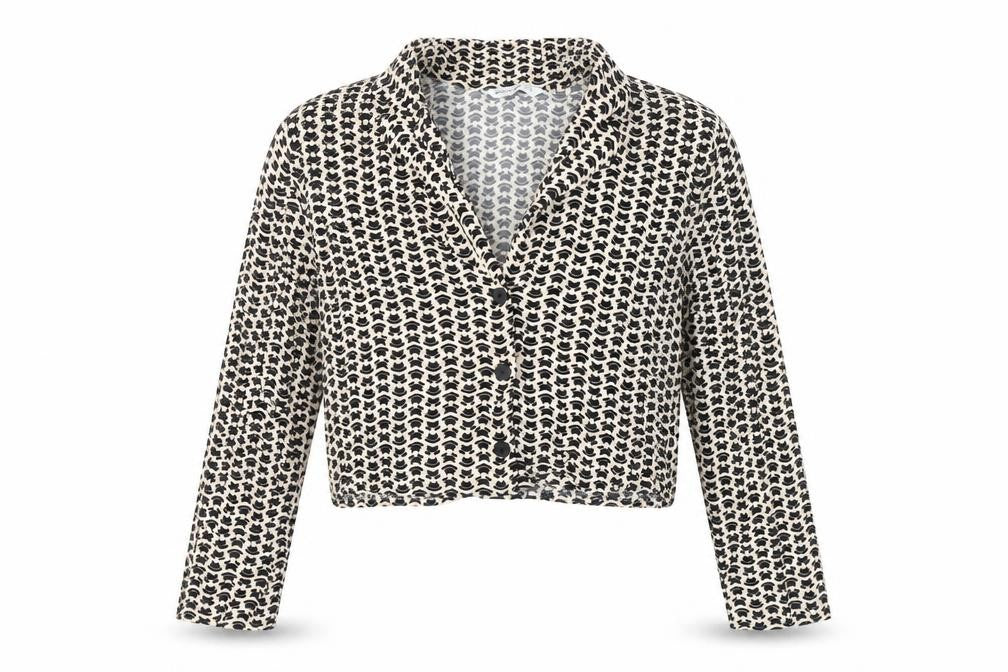 Womens UK Size L Stradivarius Multicoloured Cropped Button-Up