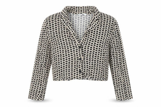 Womens UK Size L Stradivarius Multicoloured Cropped Button-Up