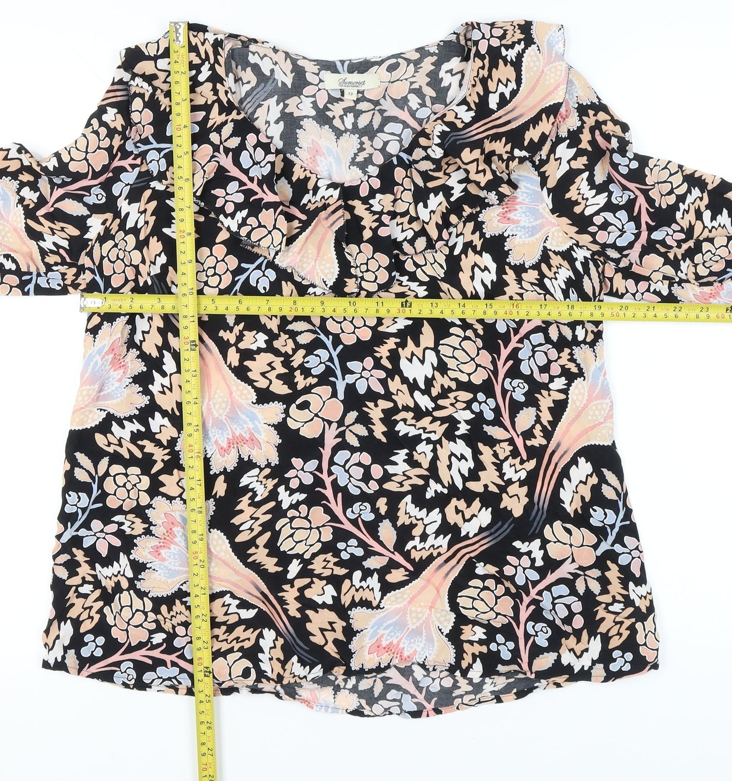 Somerset by Alice Temperley Womens Multicoloured Floral Blouse Size 12
