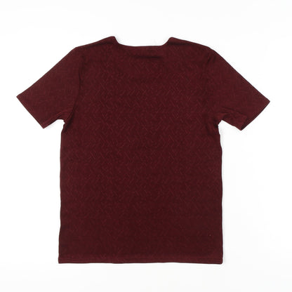 Womens UK Size 14 HOLMEWOOD Red Basic T-Shirt