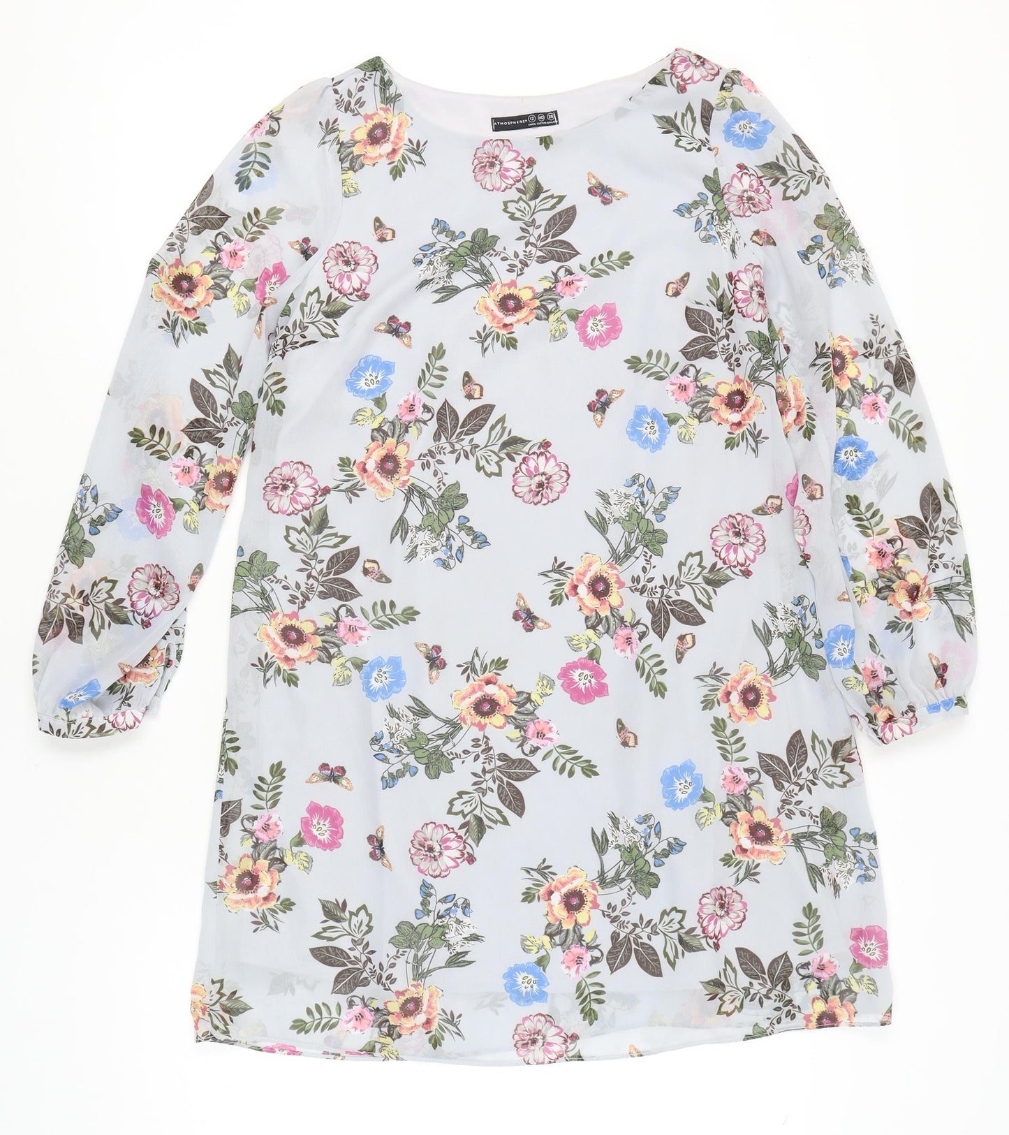 Atmosphere Women’s Multicoloured Floral Shift Dress Size 12