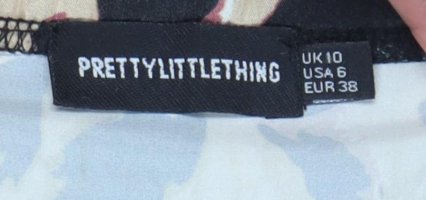 PrettyLittleThing Women’s Leopard Print Midi Wrap Skirt UK 10