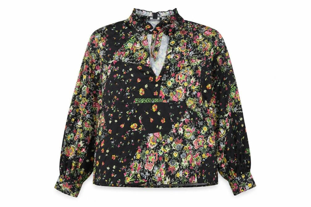 Womens UK Size 14 Topshop Multicoloured Tunic Blouse