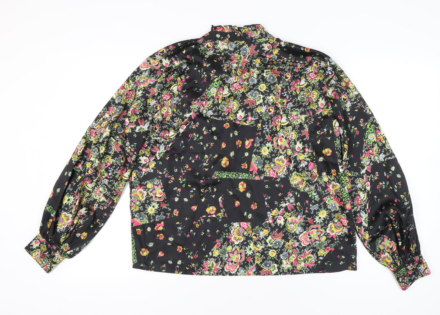Womens UK Size 14 Topshop Multicoloured Tunic Blouse