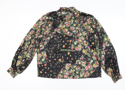Womens UK Size 14 Topshop Multicoloured Tunic Blouse
