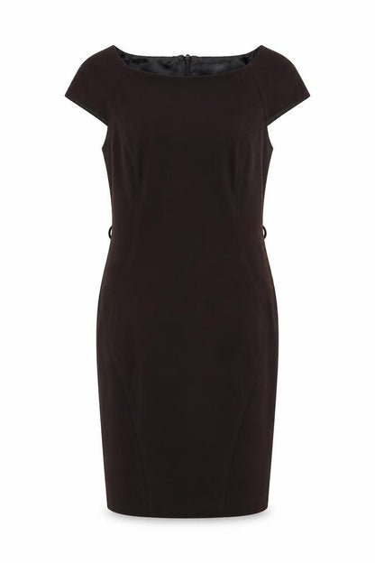 Next Women’s Black Wool Blend Sheath Dress Size 12 Knee Length