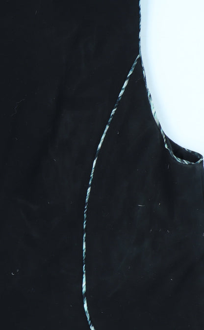 Damsel in a Dress Womens Black Size 16 Sheath Knee Length Zip Back