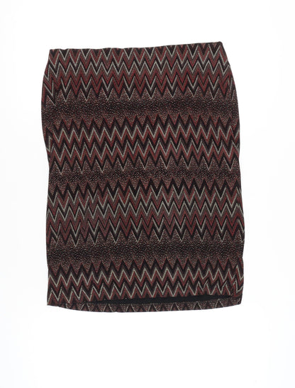 Jessica Women’s Multicoloured Size 12 Geometric Pencil Skirt