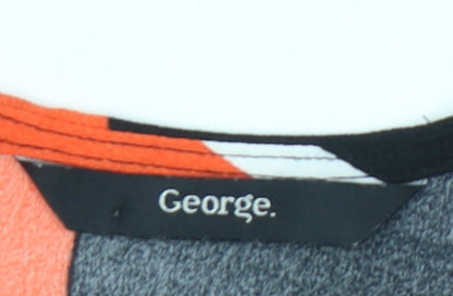 George Women’s Multicoloured Stripe A-Line Dress Size 10