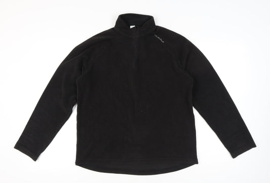Mens UK Size L DECATHLON Black Pullover Sweatshirt