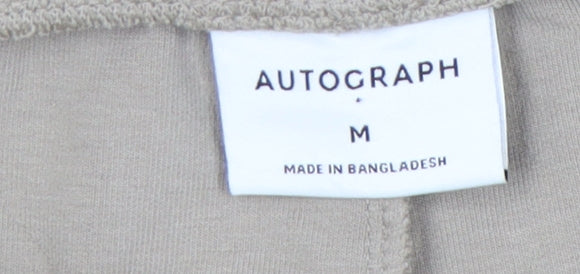 Marks and Spencer Men’s Beige Sweat Shorts M Elastic Waist Pockets